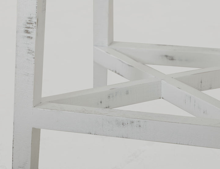 Pueblo - Wooden Seat & Base Stool (Set of 2)