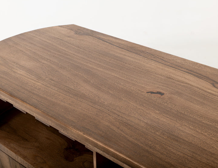 Balam - 1 Drawer & 2 Door Bar - Light Brown