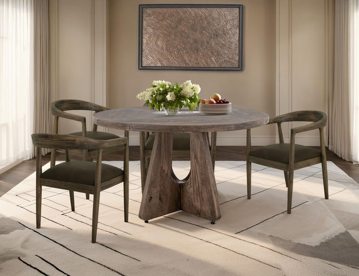 Silla de Teca Natural - Marrón Cacahuete