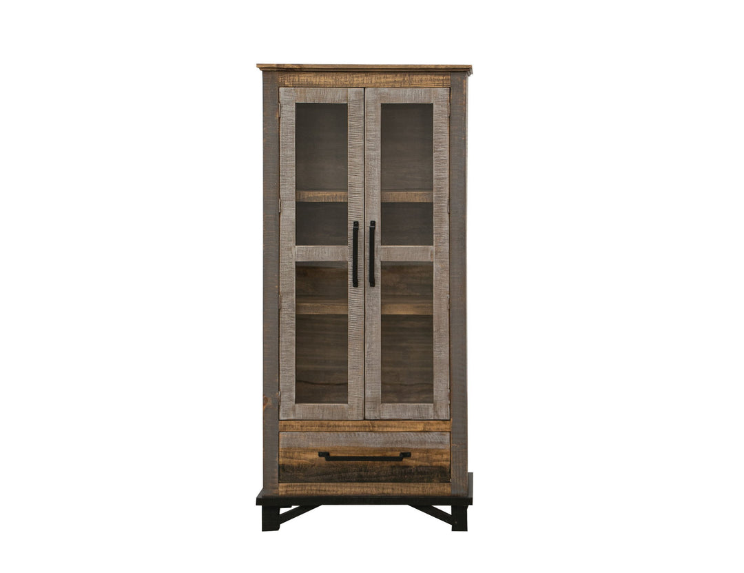 Loft - Cabinet - Two Tone Gray / Brown