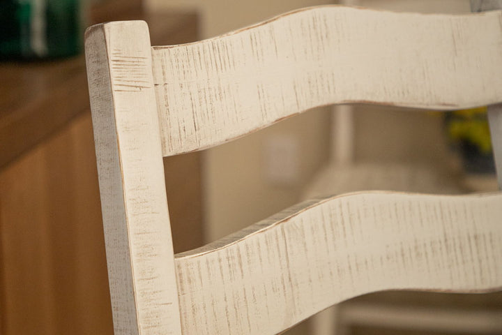 Rock Valley - Silla con asiento de tela (juego de 2) - Blanco roto