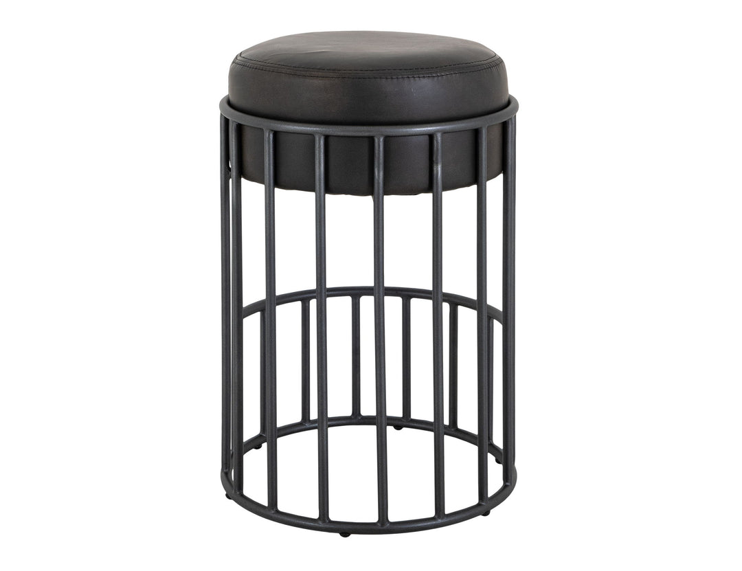 Merlín - Taburete de bar tapizado de 76 cm - Regaliz