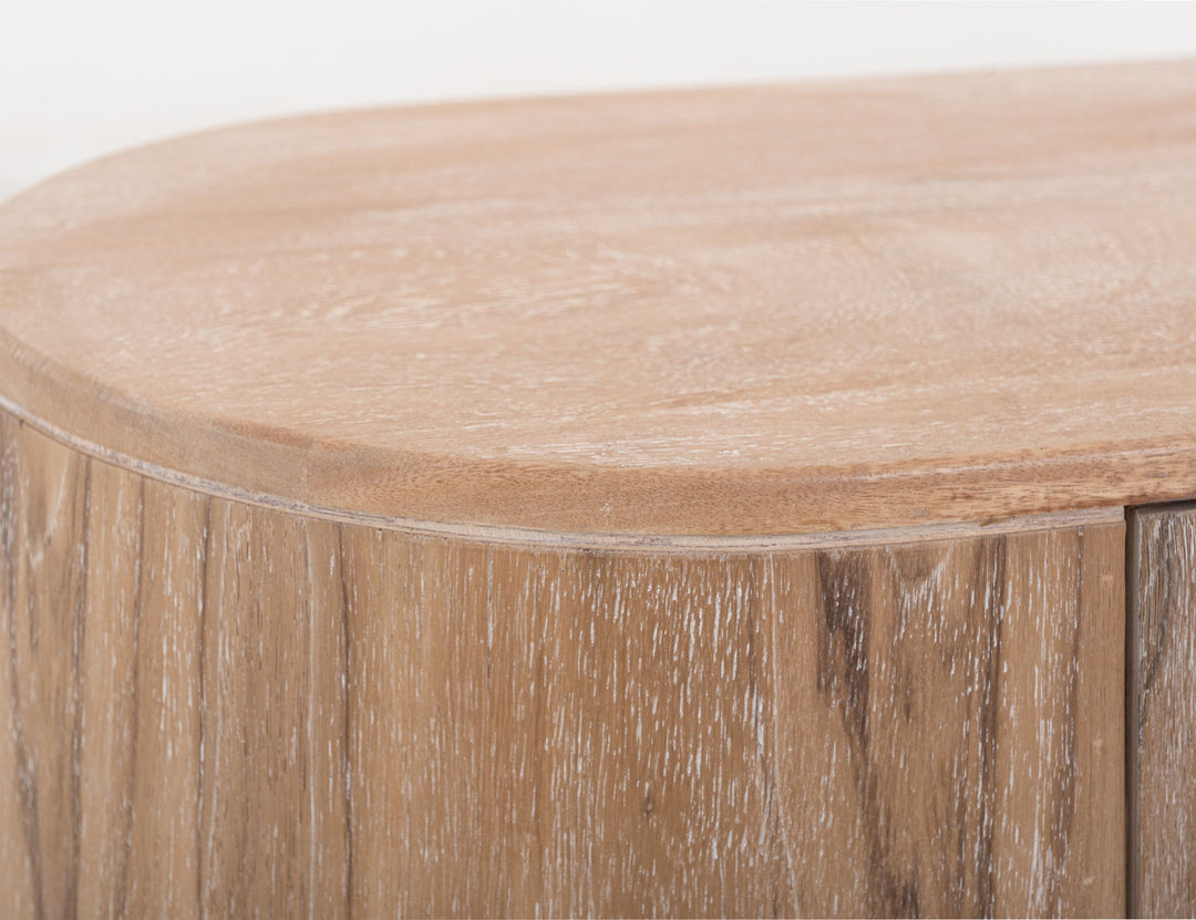 Balam - TV Stand - Ivory White