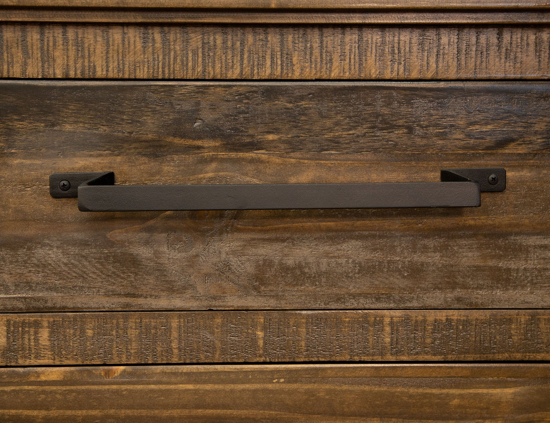 Loft - TV Stand / Wall Unit - Two Tone Gray / Brown