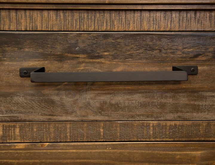 Loft - TV Stand / Wall Unit - Two Tone Gray / Brown