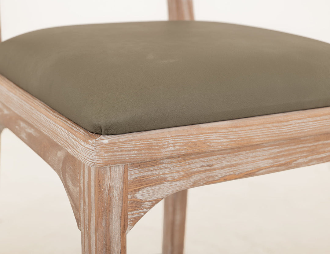 Balam - 24" Upholstered Barstool (Set of 2) - Light Brown