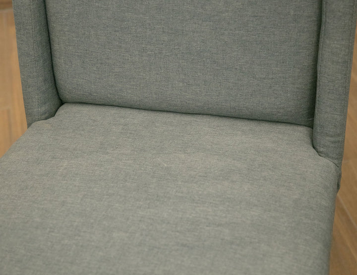 Loft - Silla tapizada (juego de 2) - Bicolor gris/marrón