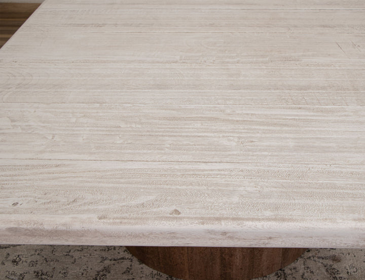 Sahara - Square Cocktail Table - Light Cream / Brown Caramel