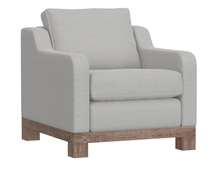 Fauteuil Samba en tissu beige