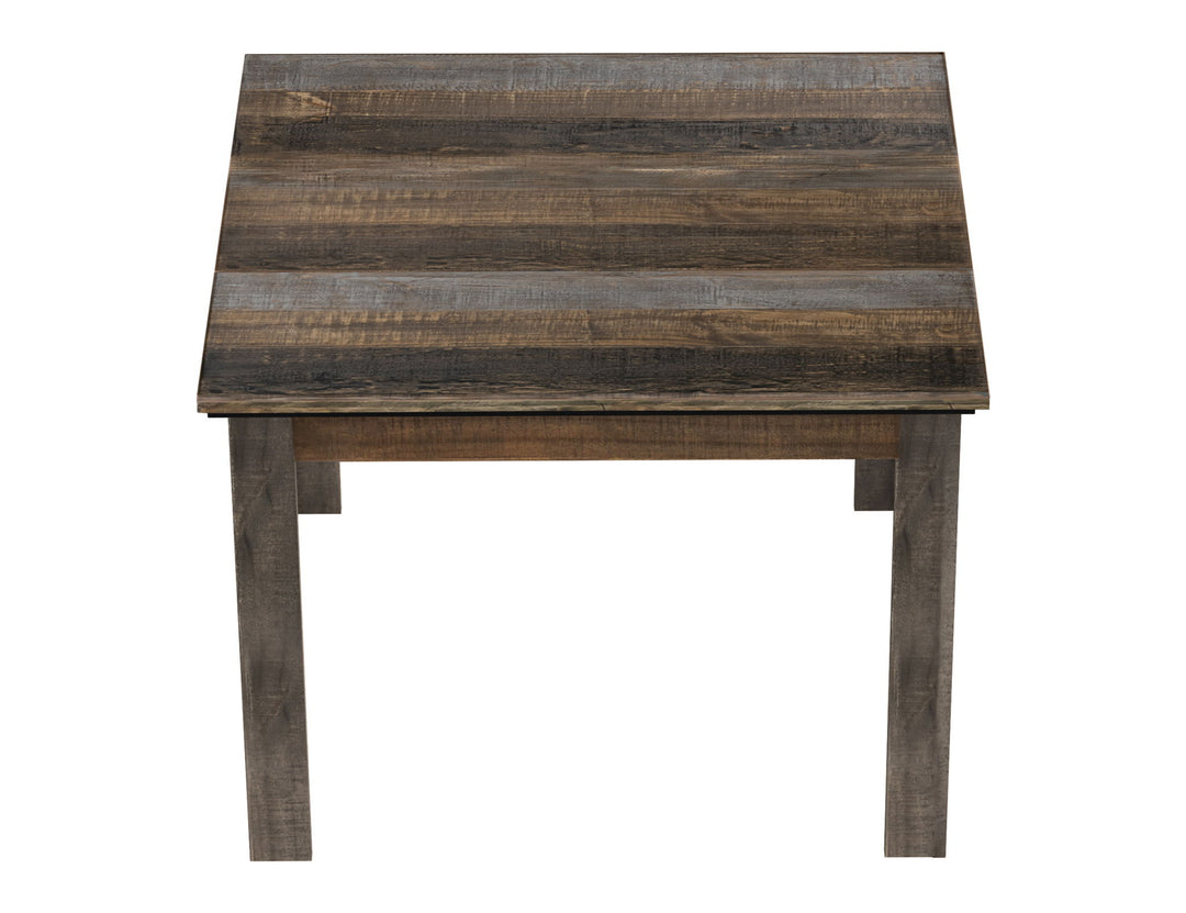 Loft - 42" Table - Two Tone Gray / Brown