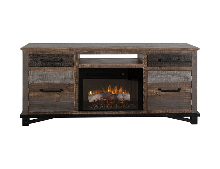Loft - 70" Fireplace - Dark Gray