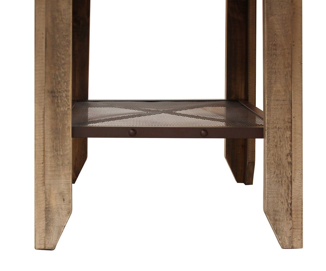 Mesa de mostrador antigua multicolor