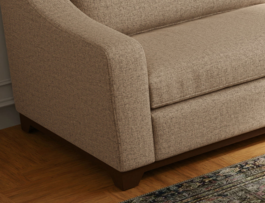 Natural Parota - Loveseat - Capuccino Brown