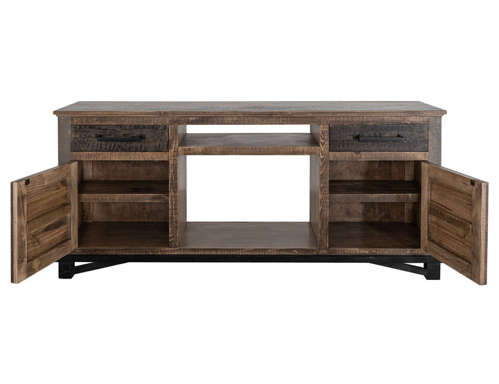 Loft - 70" Fireplace - Dark Gray