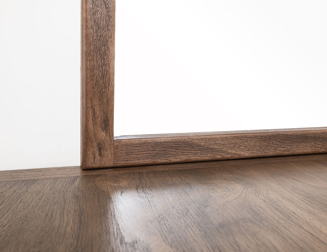 Commode Praga à 6 tiroirs - Amande / Brun tonneau