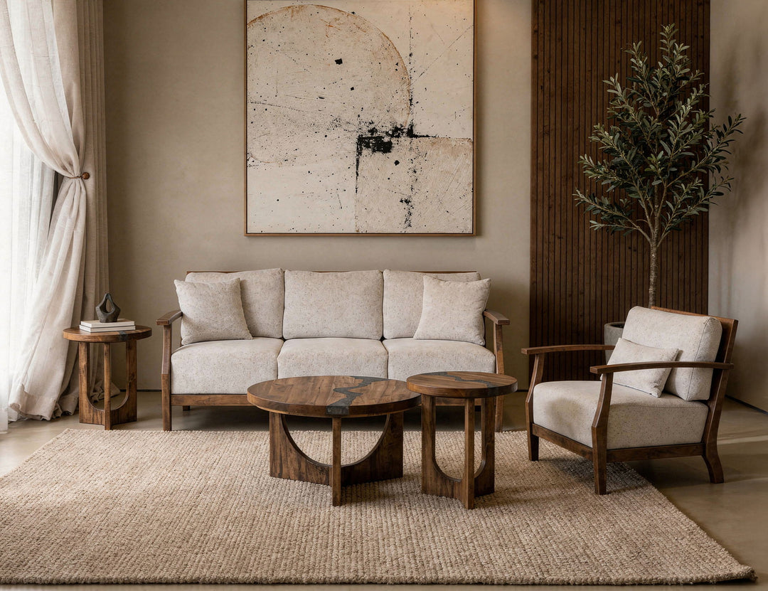 Forest - Armchair - Brown / Beige