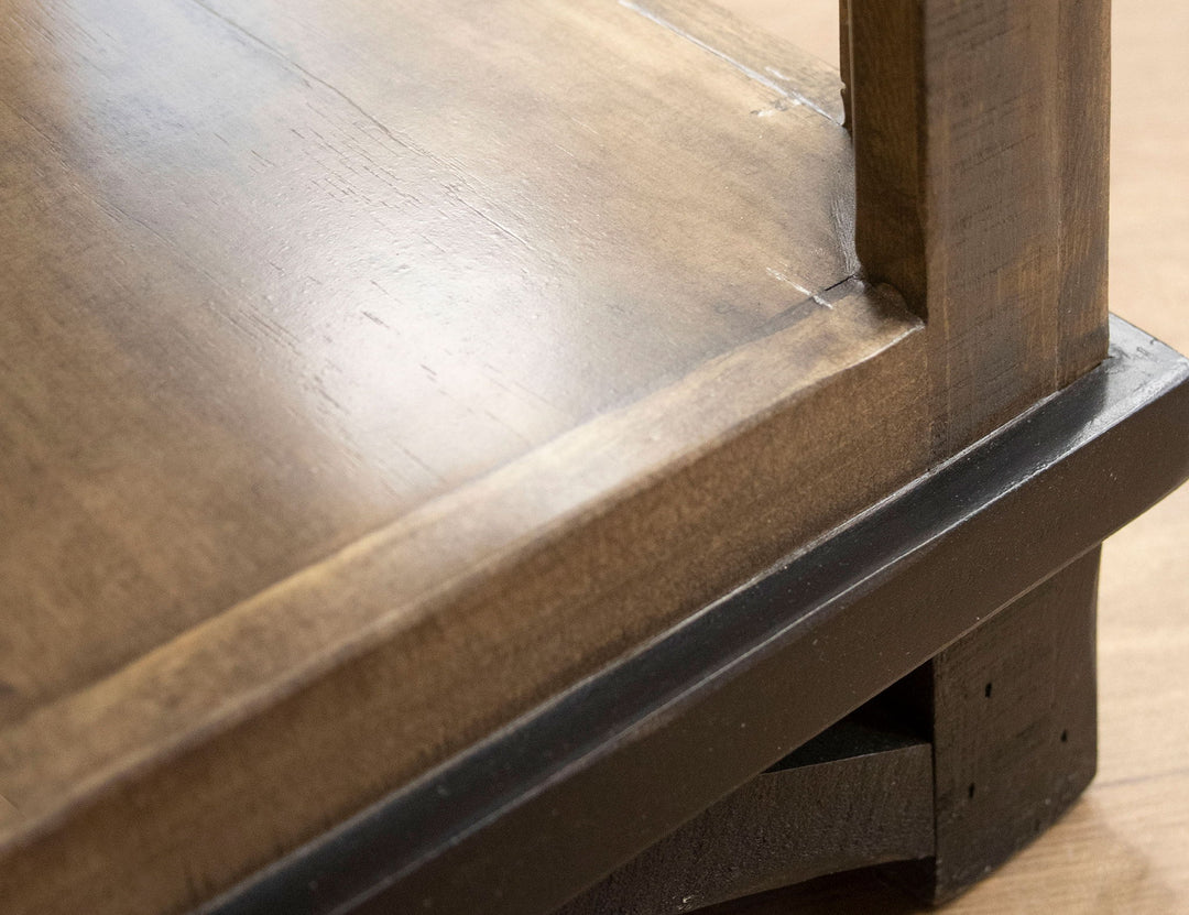 Table basse Loft - Bicolore gris/marron