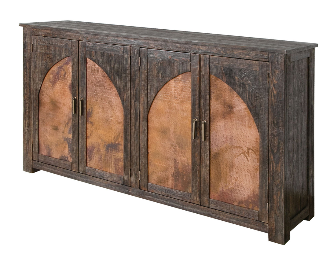 Blackburn - Console 4 portes - Brun carbonisé