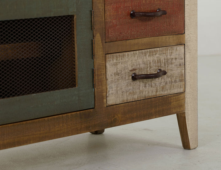 Antique - TV Stand with Drawers