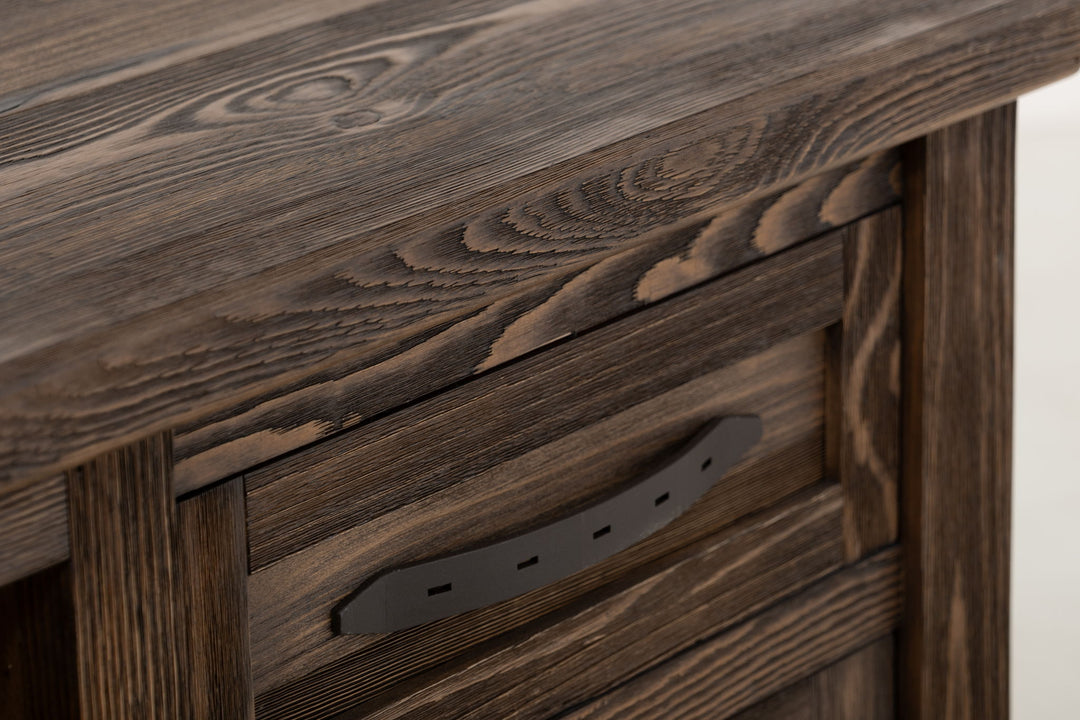 Dutton - Electric Fireplace - Rookwood Brown