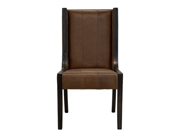 Balam - Leather Upholstered Chair (Set of 2) - Brown