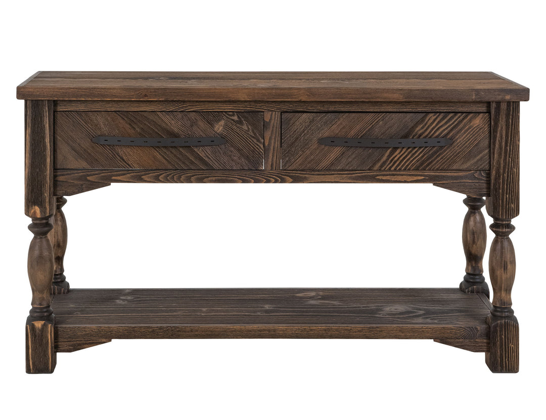 Dutton - Console / Table d'appoint - Brun caramel