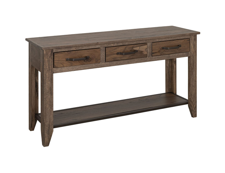 Table d'appoint en teca naturel - Marron