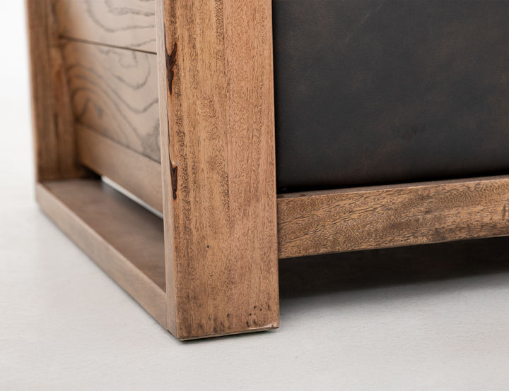 Ancora - Armchair - Dark Gray / Light Brown