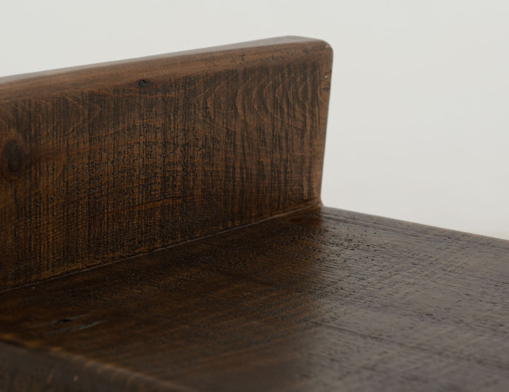 Pueblo - Wooden Seat & Base Stool (Set of 2)