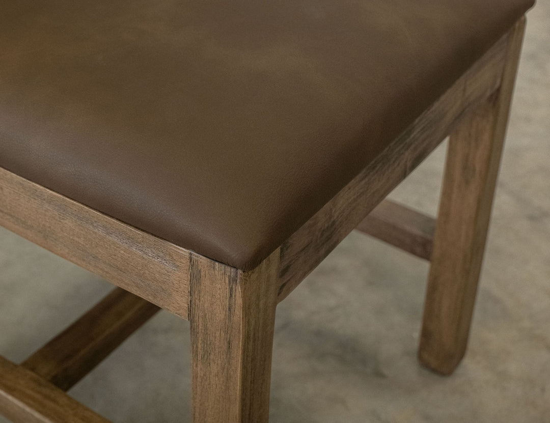 Chaises Natural Teca (lot de 2) - Marron