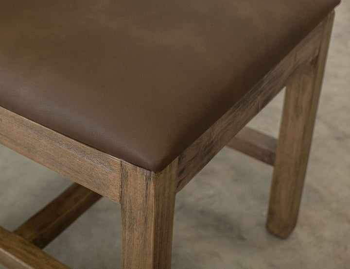 Chaises Natural Teca (lot de 2) - Marron