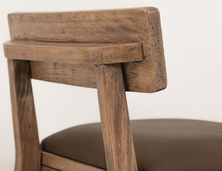 Balam - 30" Barstool (Set of 2) - Light Brown / Dark Brown