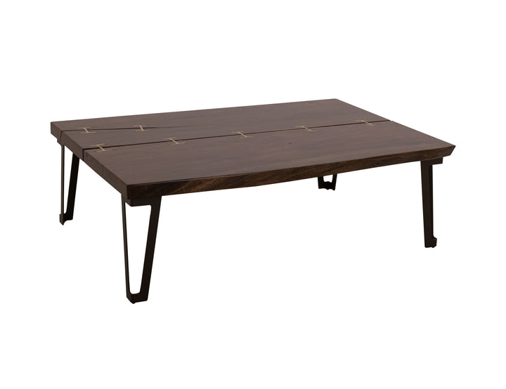 Table basse en noyer - Brun noyer